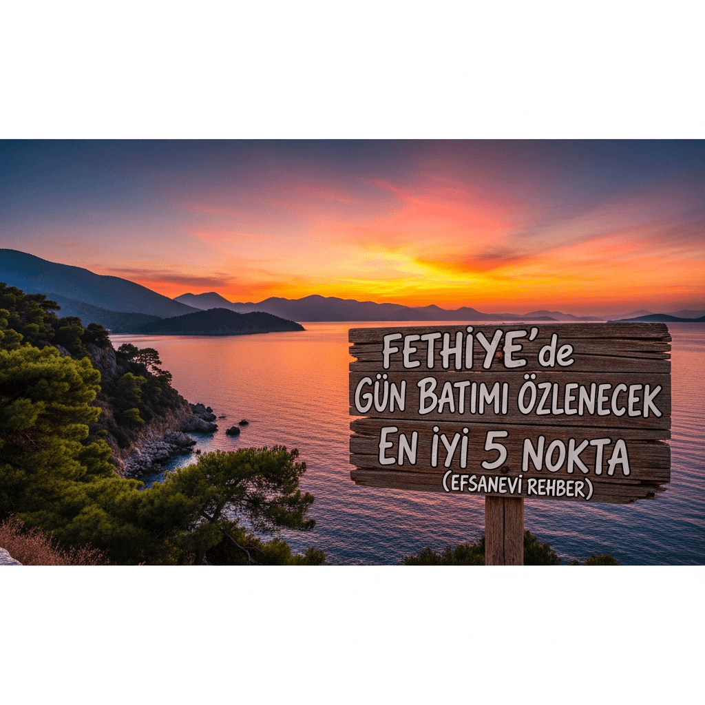 Best 5 Sunset Spots in Fethiye