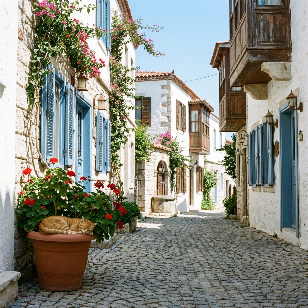 Bodrum Eskiçeşme Neighbourhood Streets