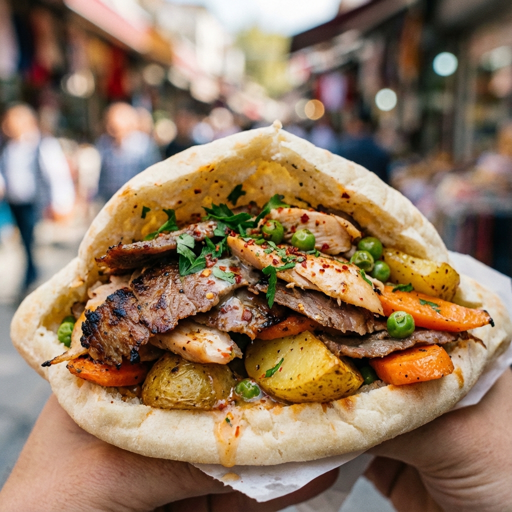 Local flavour route in Bodrum: vegetable doner, crispy manti and Aegean herbs