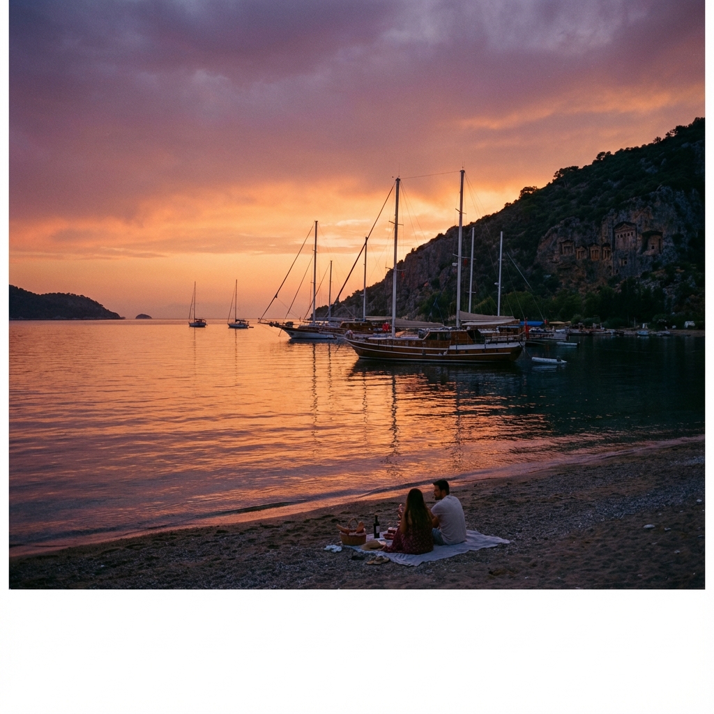 Golden Summer and Sunset in Fethiye