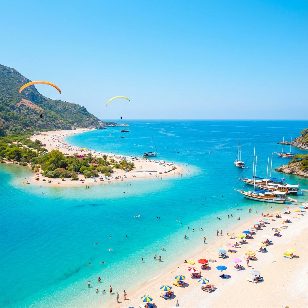 Beach Enjoyment in Fethiye Summer